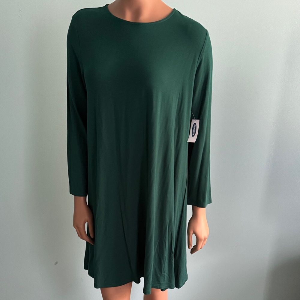 Old Navy Green Long Sleeve Dress size L